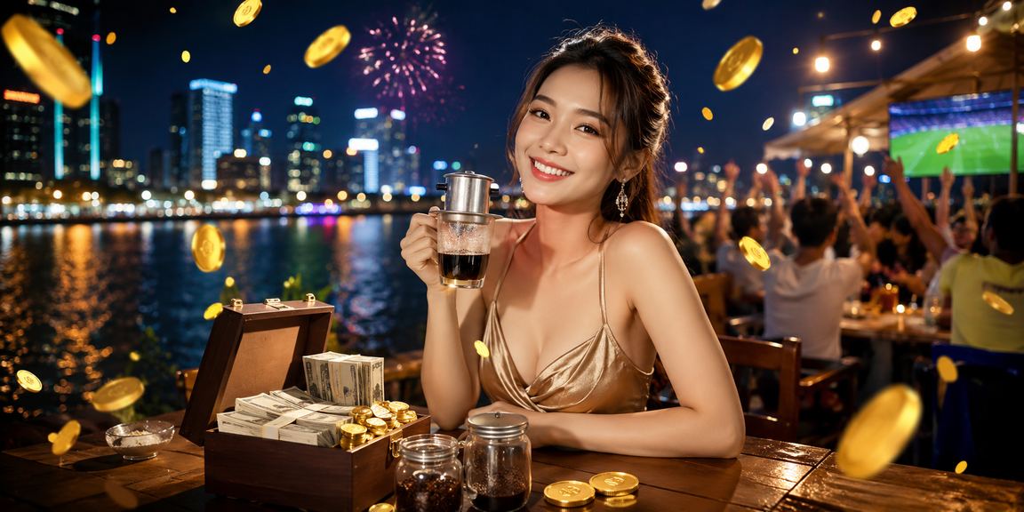 Góc cà phê vùng Mekong – người dùng thưởng thức live casino trực tuyến trong không gian thư giãn